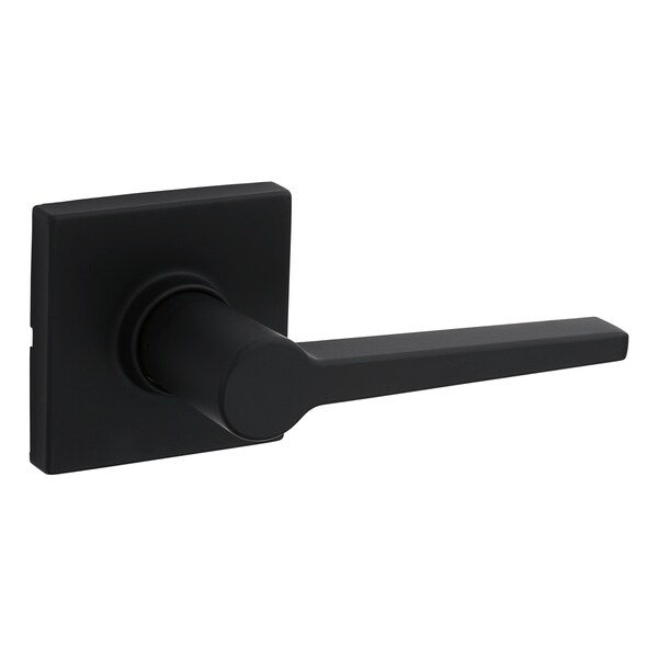 Safelock UL Rated Daylon Lever, Square Rose Passage Lock, RCAL Latch and RCS Strike Matte Black Finish SL1002DALSQT-514 - main